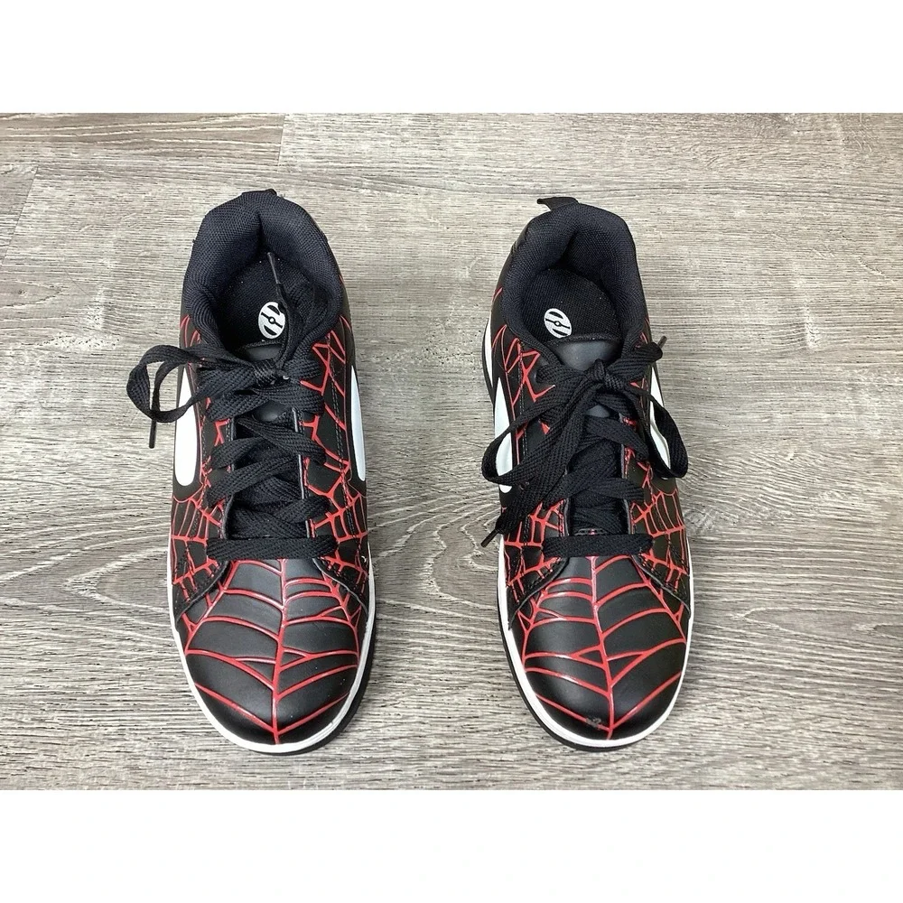 HEELYS MARVEL MILES MORALES SPLIT SPIDERMAN Black Red White Youth SIZE 7